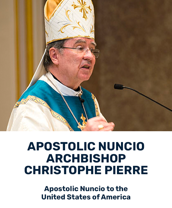 Apostolic Nuncio Archbishop Christophe Pierre